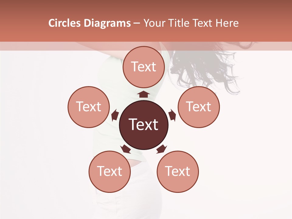 Happiness Positive Lady PowerPoint Template