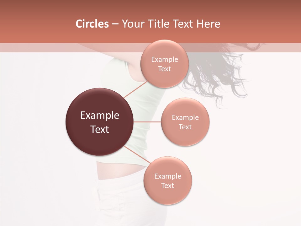 Happiness Positive Lady PowerPoint Template