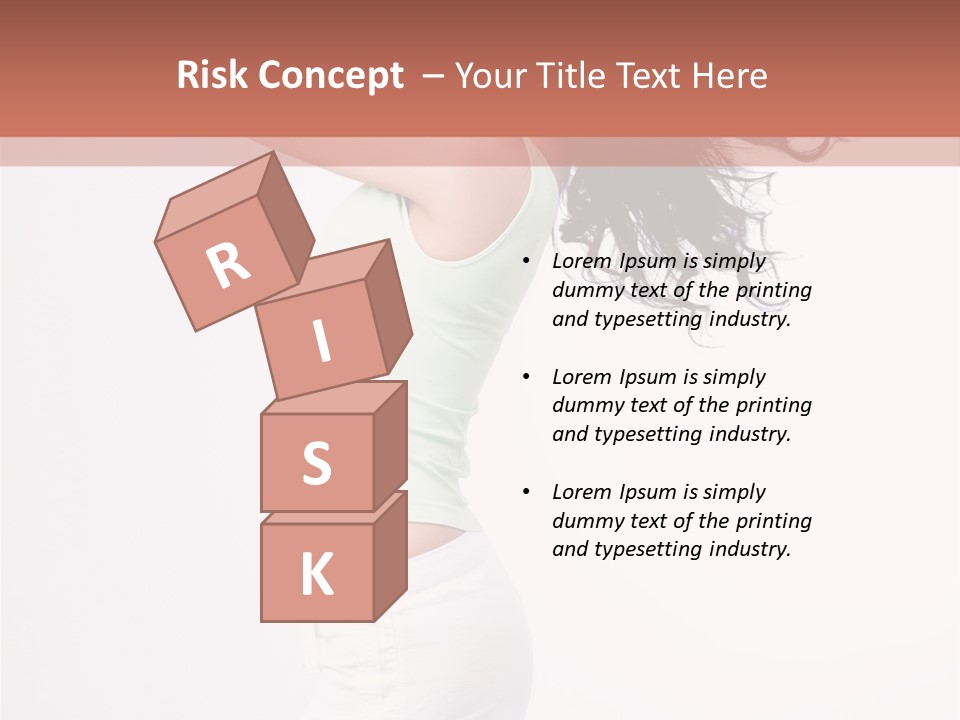 Happiness Positive Lady PowerPoint Template