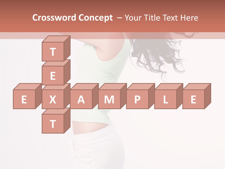 Happiness Positive Lady PowerPoint Template