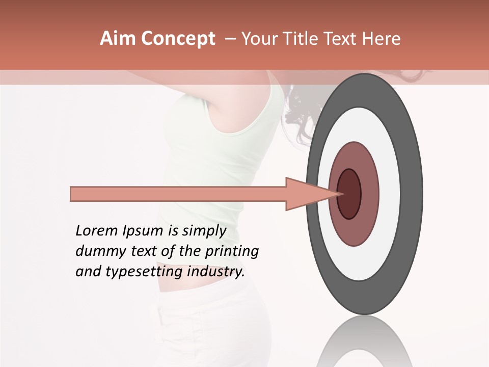 Happiness Positive Lady PowerPoint Template