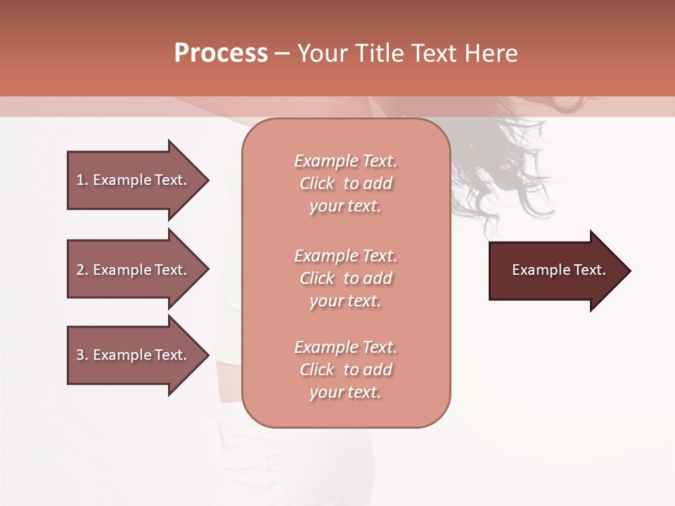 Happiness Positive Lady PowerPoint Template
