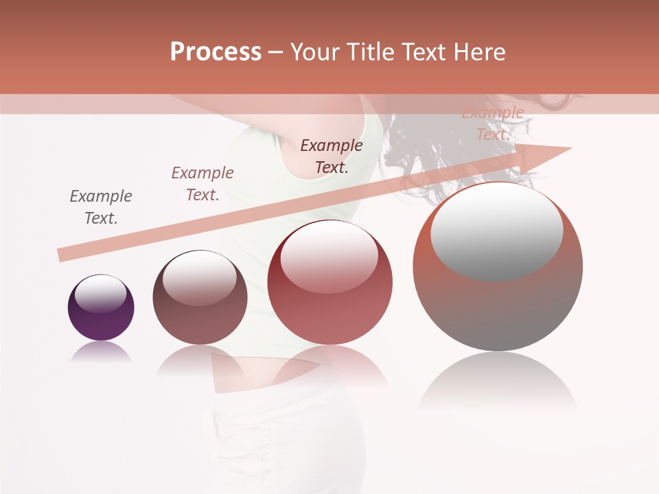 Happiness Positive Lady PowerPoint Template