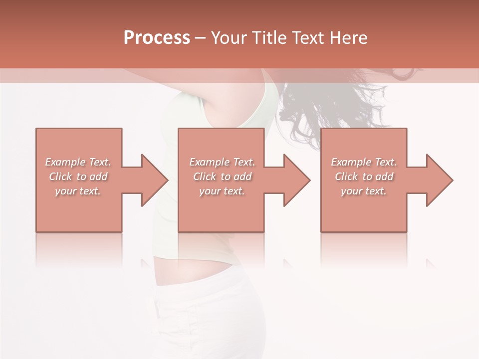 Happiness Positive Lady PowerPoint Template