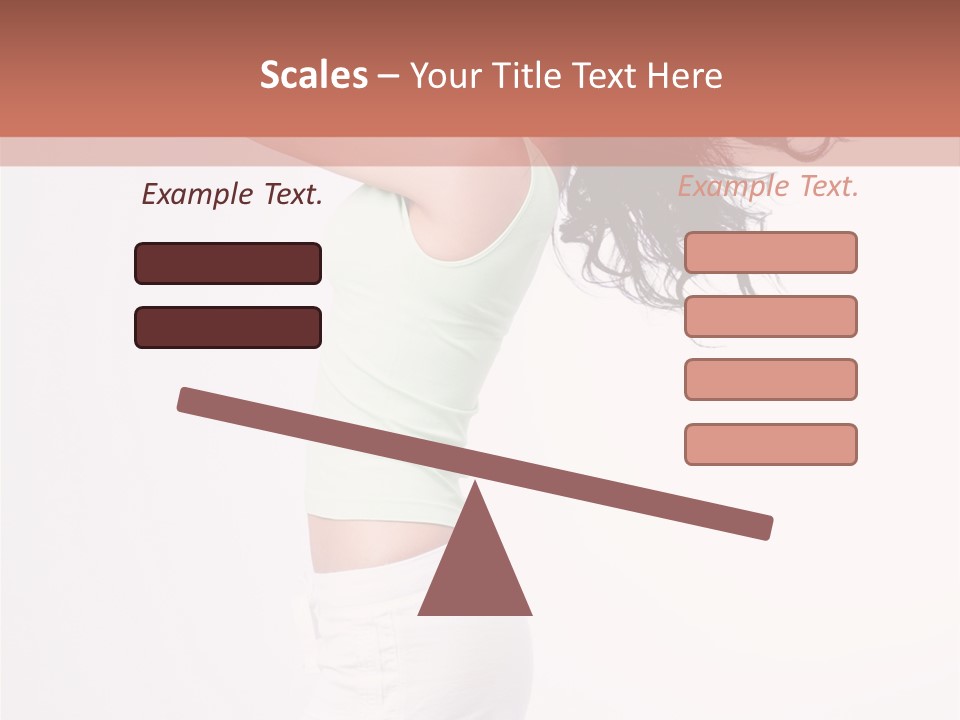 Happiness Positive Lady PowerPoint Template