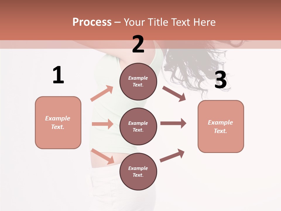 Happiness Positive Lady PowerPoint Template