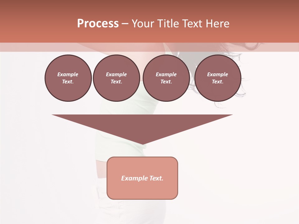 Happiness Positive Lady PowerPoint Template