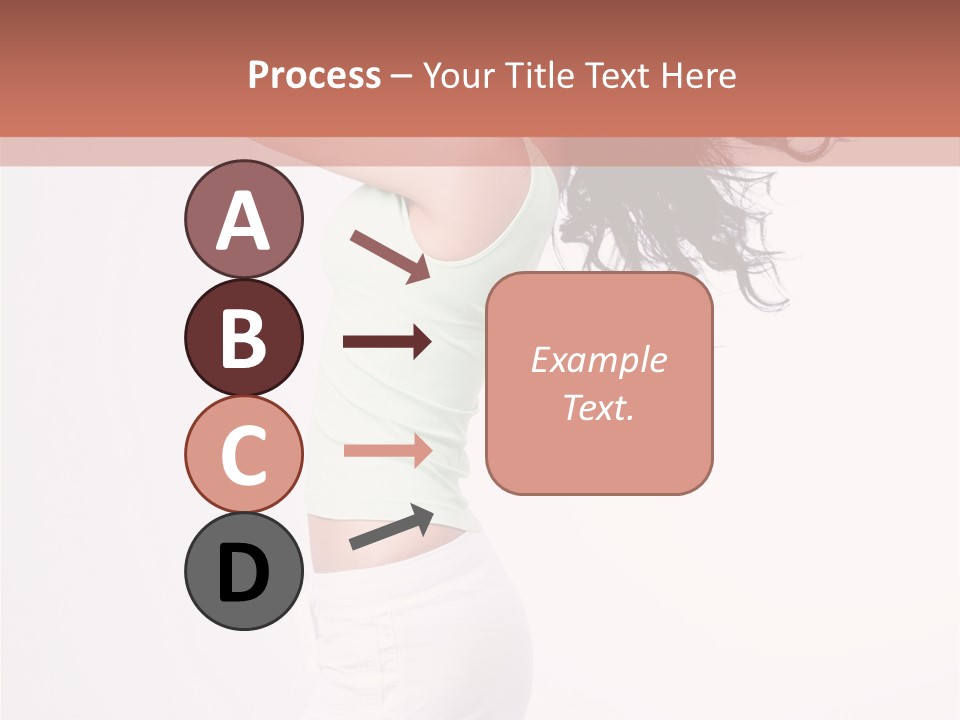 Happiness Positive Lady PowerPoint Template