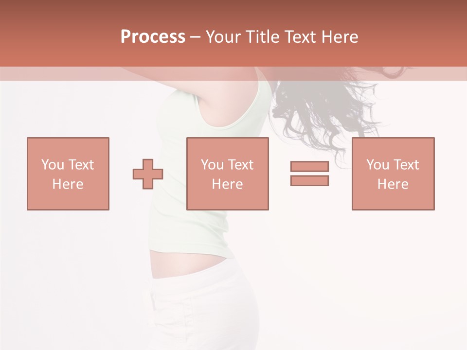 Happiness Positive Lady PowerPoint Template