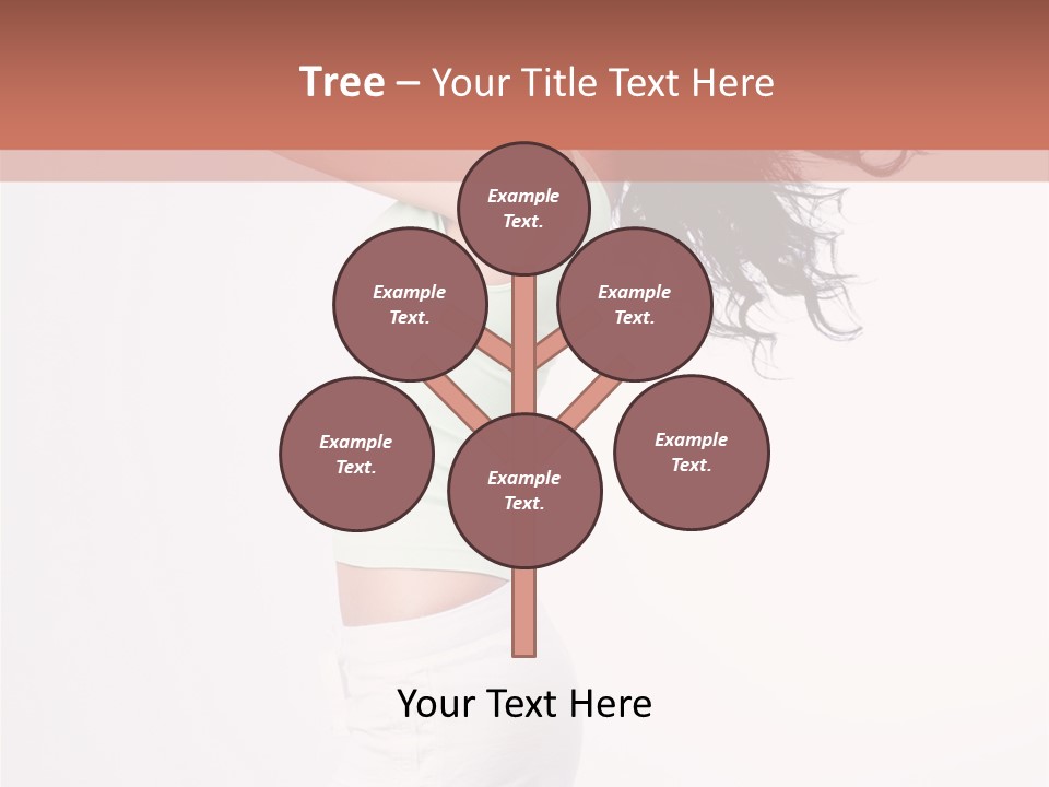 Happiness Positive Lady PowerPoint Template