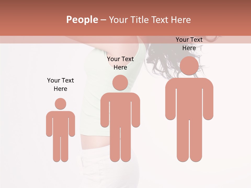 Happiness Positive Lady PowerPoint Template