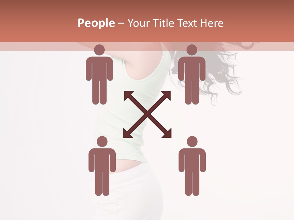 Happiness Positive Lady PowerPoint Template