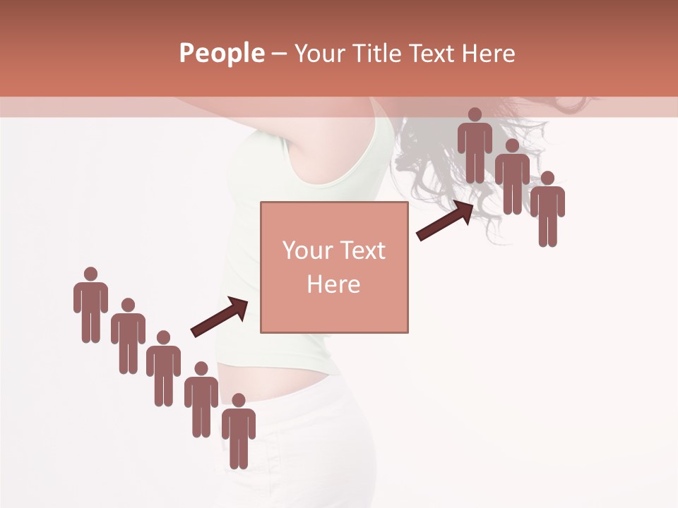 Happiness Positive Lady PowerPoint Template