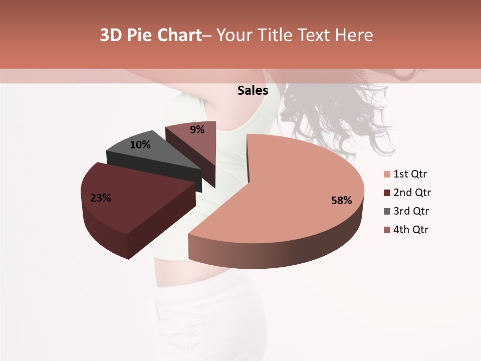 Happiness Positive Lady PowerPoint Template
