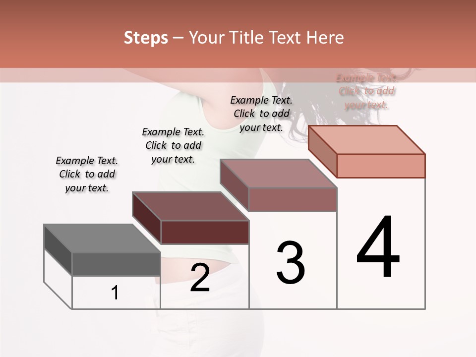 Happiness Positive Lady PowerPoint Template