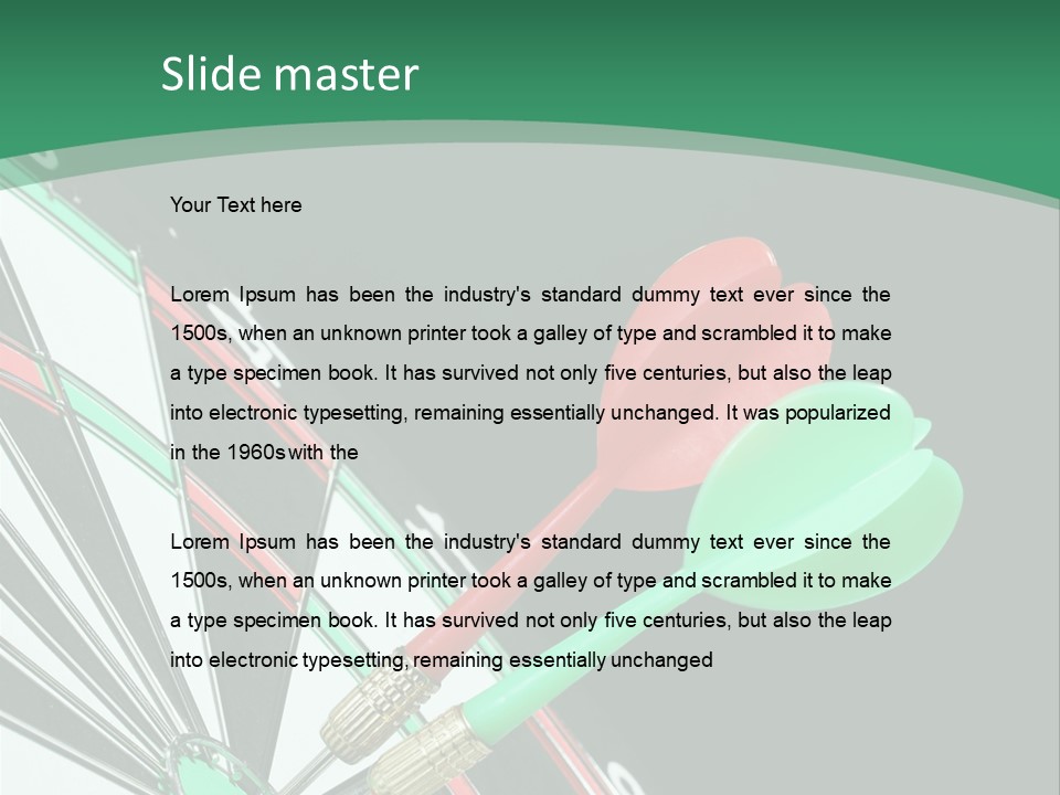 Game Aspirations Holed PowerPoint Template