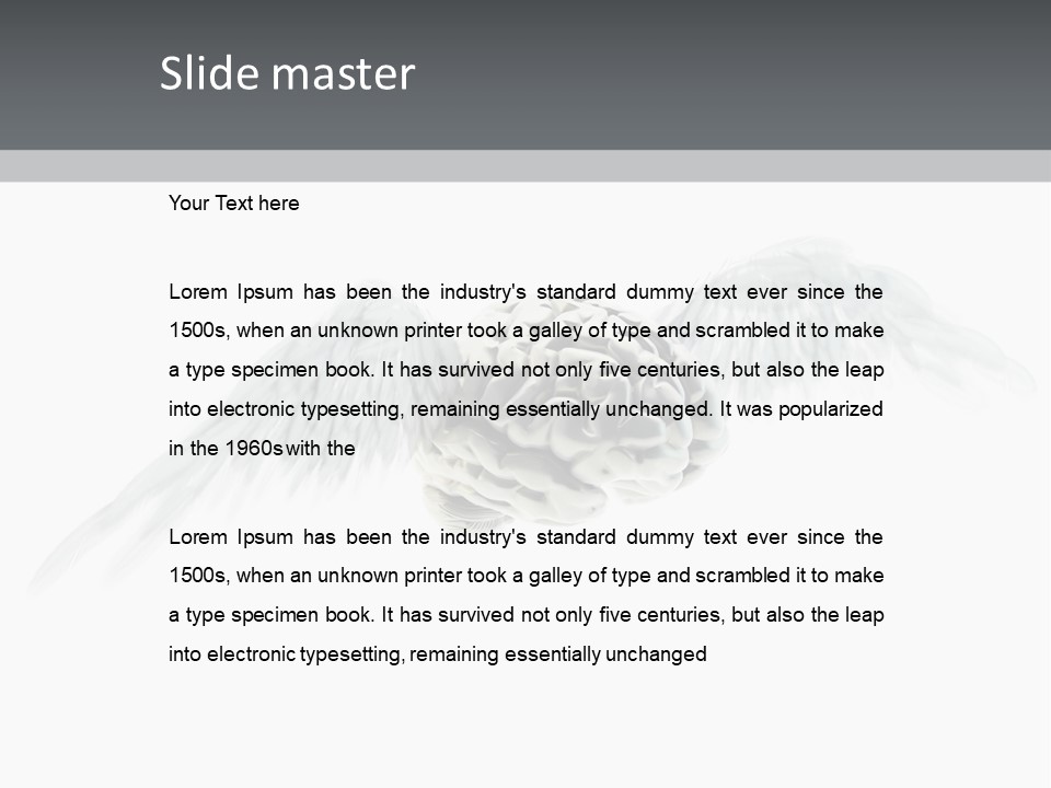 Creativity Learning Blue PowerPoint Template