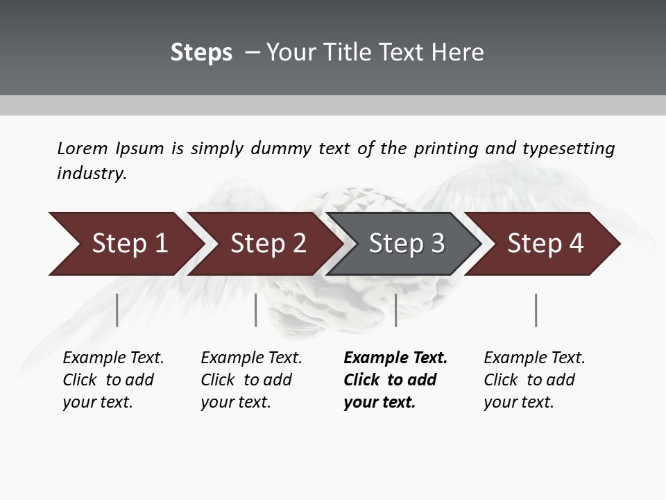Creativity Learning Blue PowerPoint Template