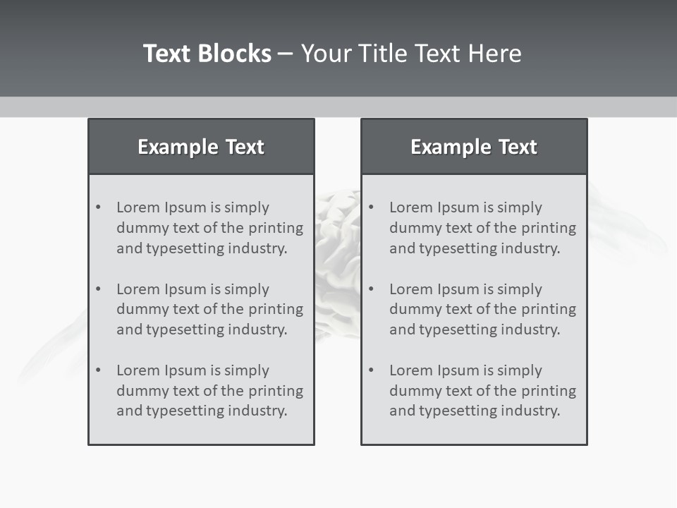 Creativity Learning Blue PowerPoint Template
