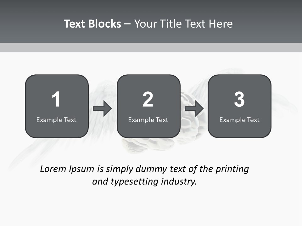 Creativity Learning Blue PowerPoint Template