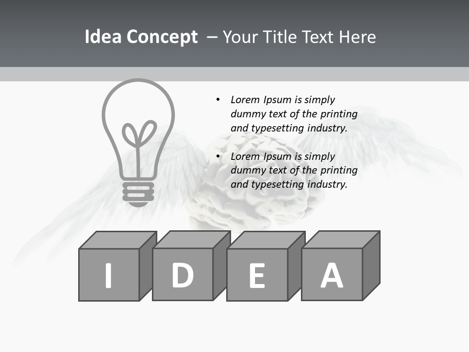 Creativity Learning Blue PowerPoint Template
