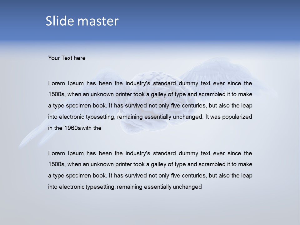 Art Metaphor Human PowerPoint Template