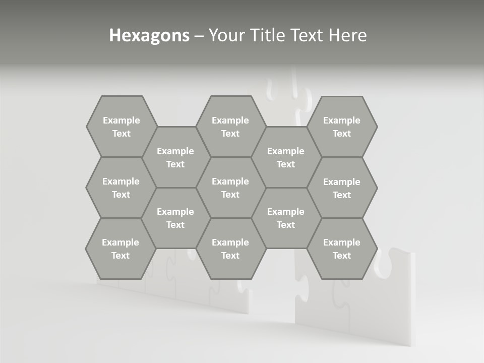 Incomplete Illustration Connection PowerPoint Template