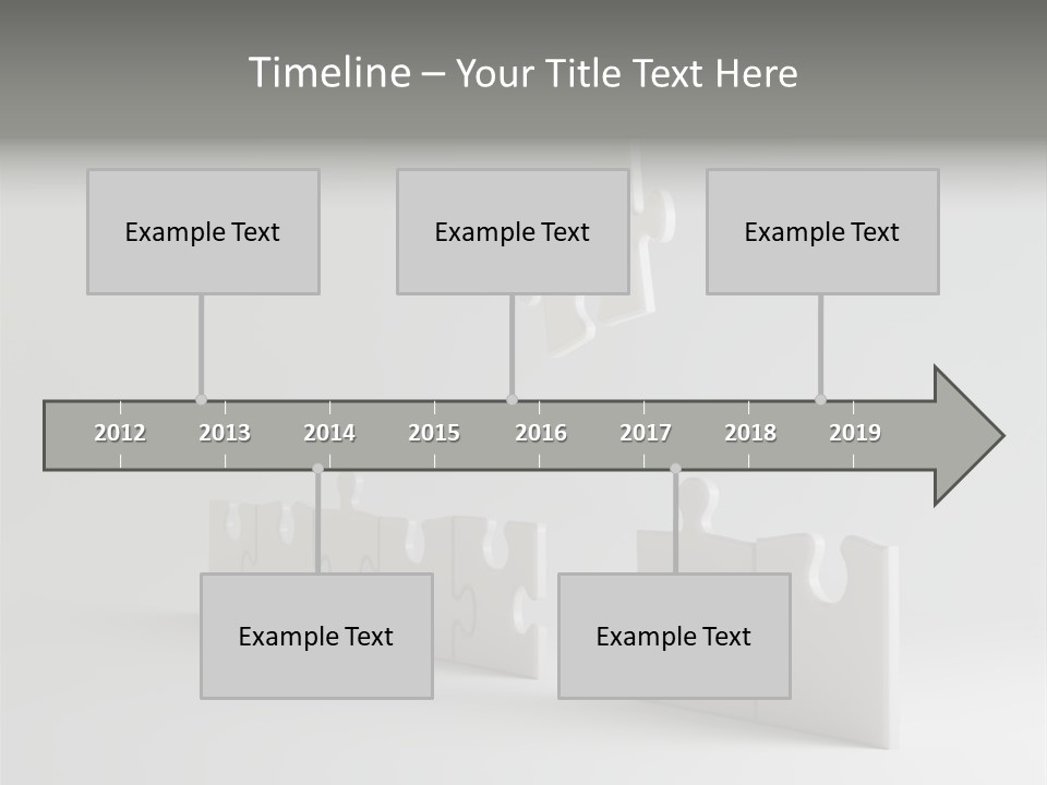 Incomplete Illustration Connection PowerPoint Template