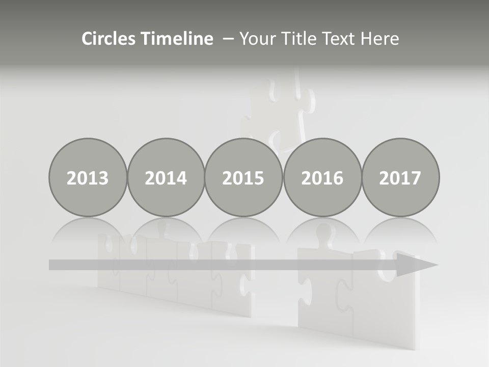 Incomplete Illustration Connection PowerPoint Template