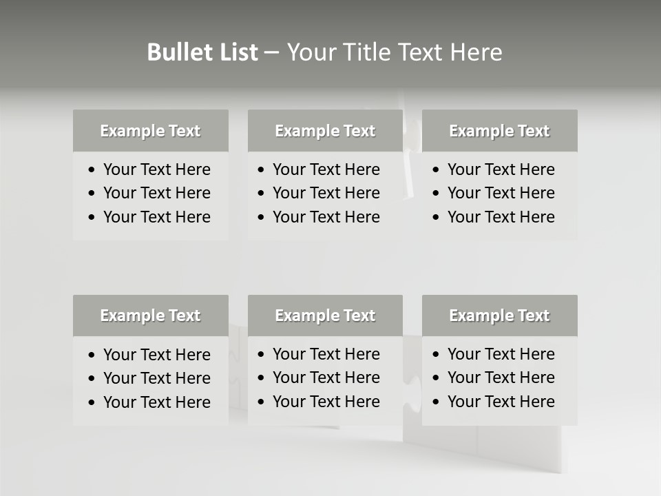 Incomplete Illustration Connection PowerPoint Template