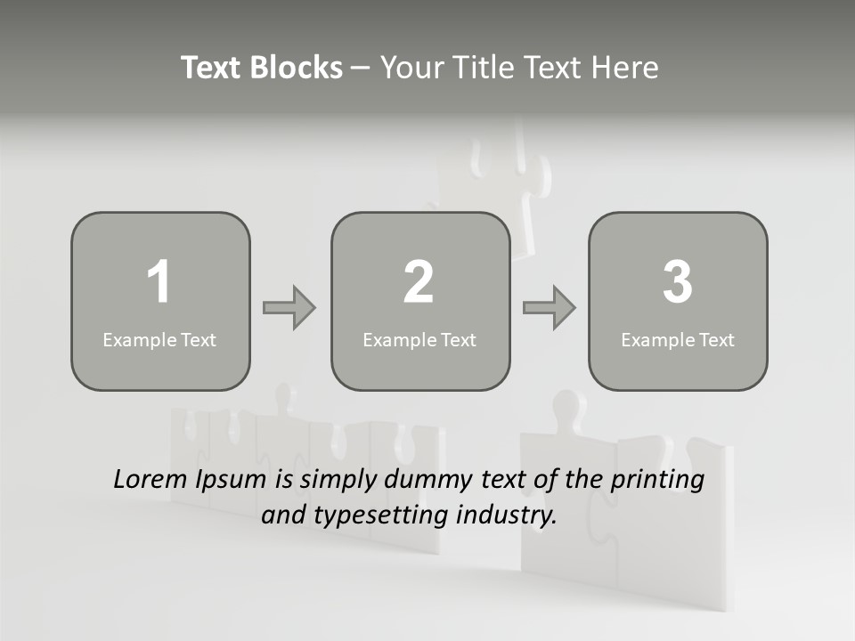 Incomplete Illustration Connection PowerPoint Template