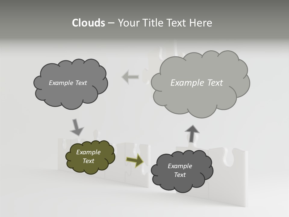 Incomplete Illustration Connection PowerPoint Template