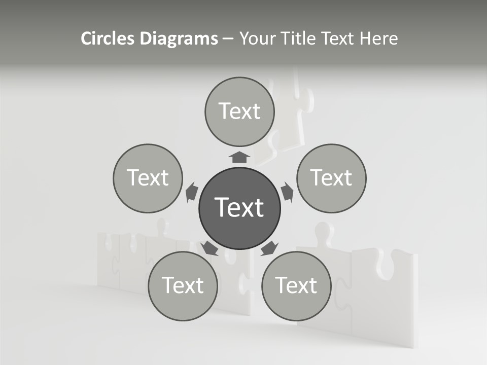 Incomplete Illustration Connection PowerPoint Template