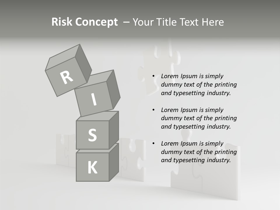 Incomplete Illustration Connection PowerPoint Template