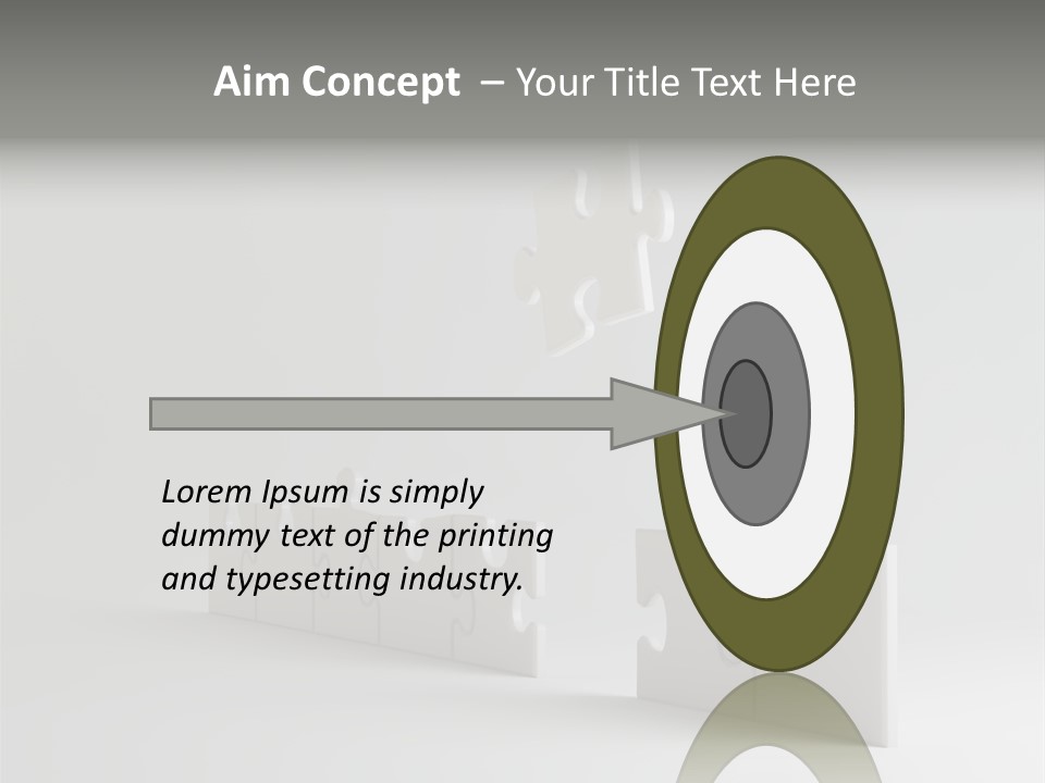Incomplete Illustration Connection PowerPoint Template