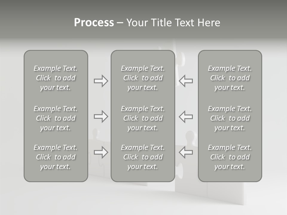 Incomplete Illustration Connection PowerPoint Template