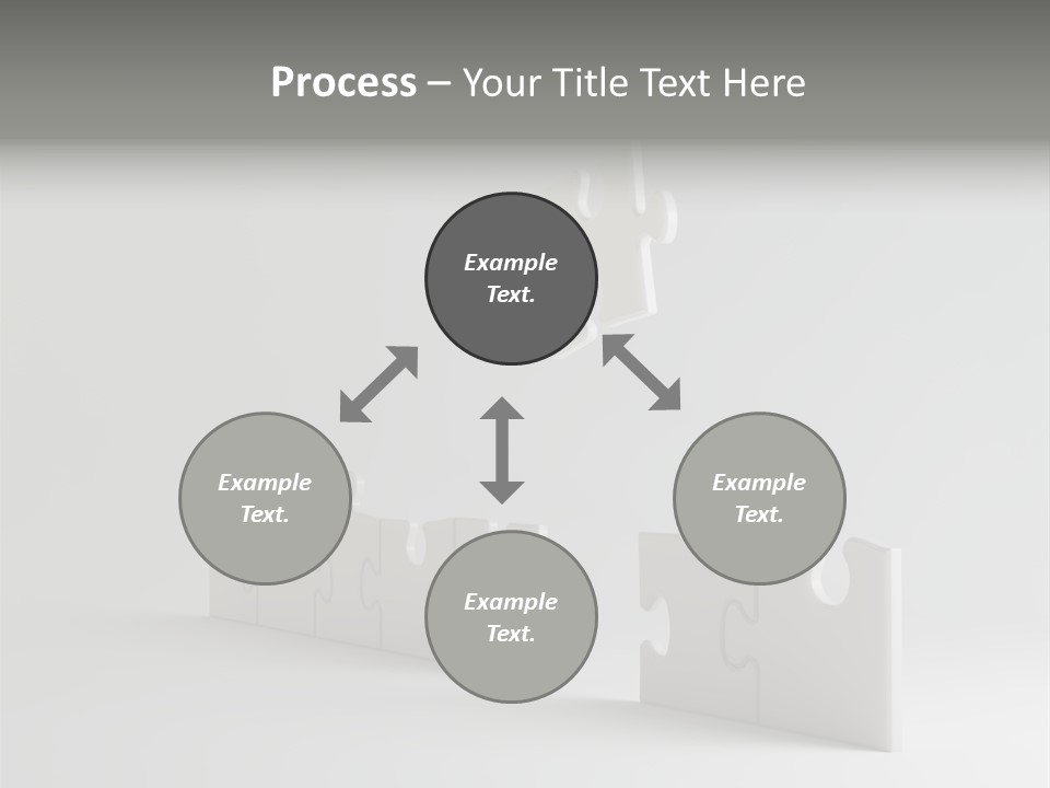 Incomplete Illustration Connection PowerPoint Template
