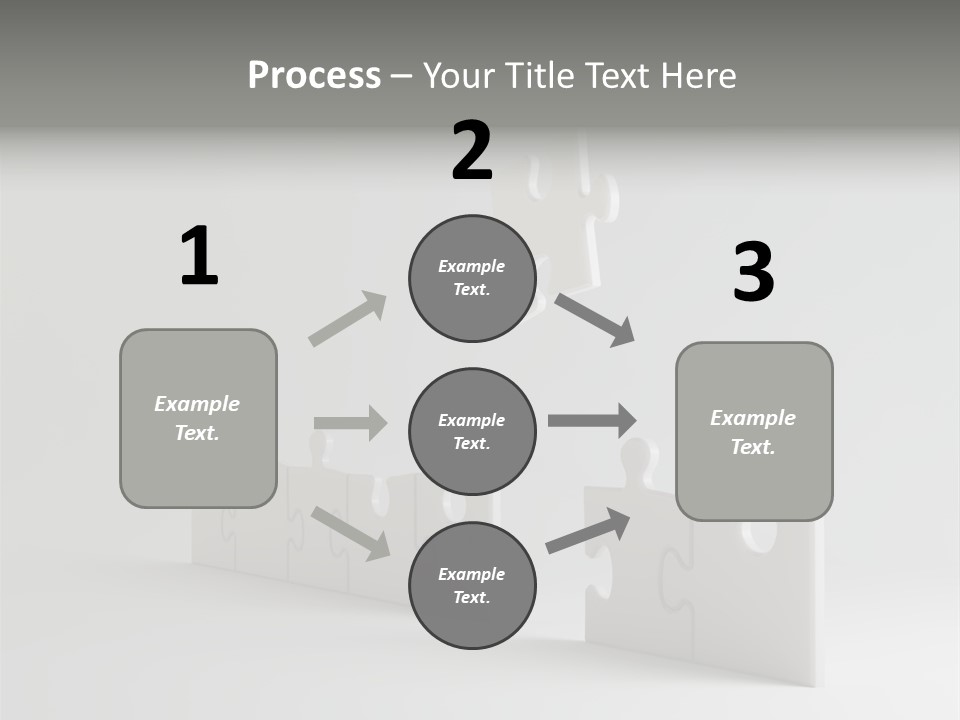 Incomplete Illustration Connection PowerPoint Template
