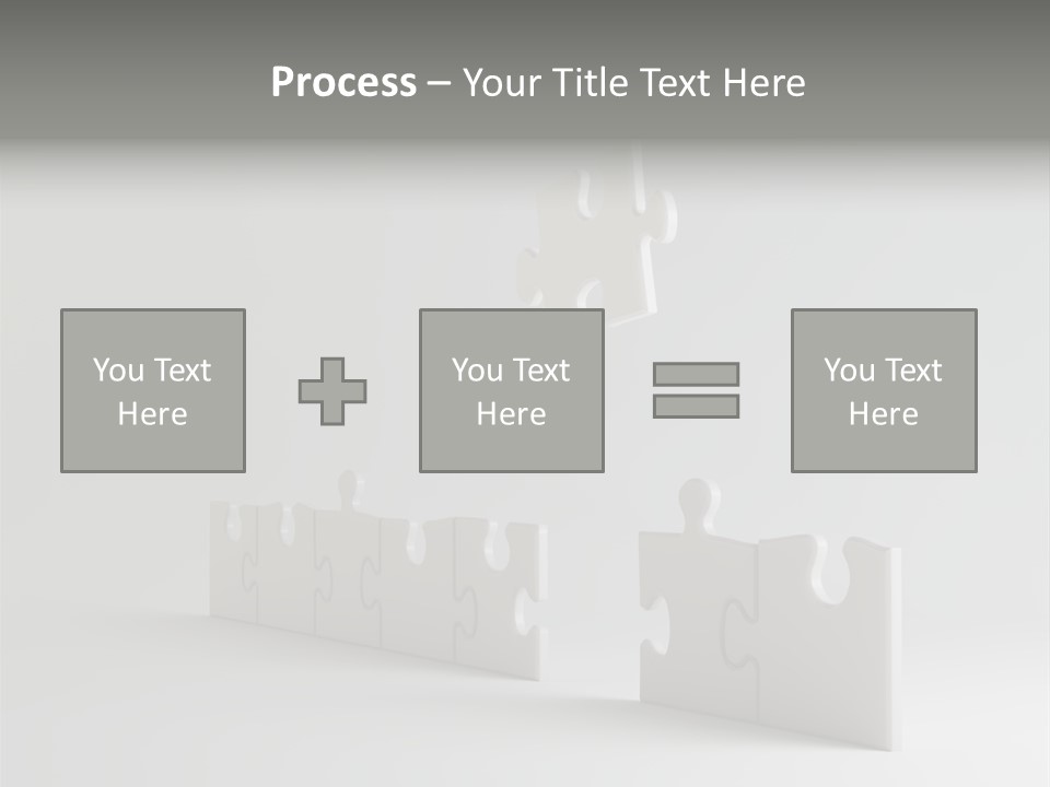 Incomplete Illustration Connection PowerPoint Template