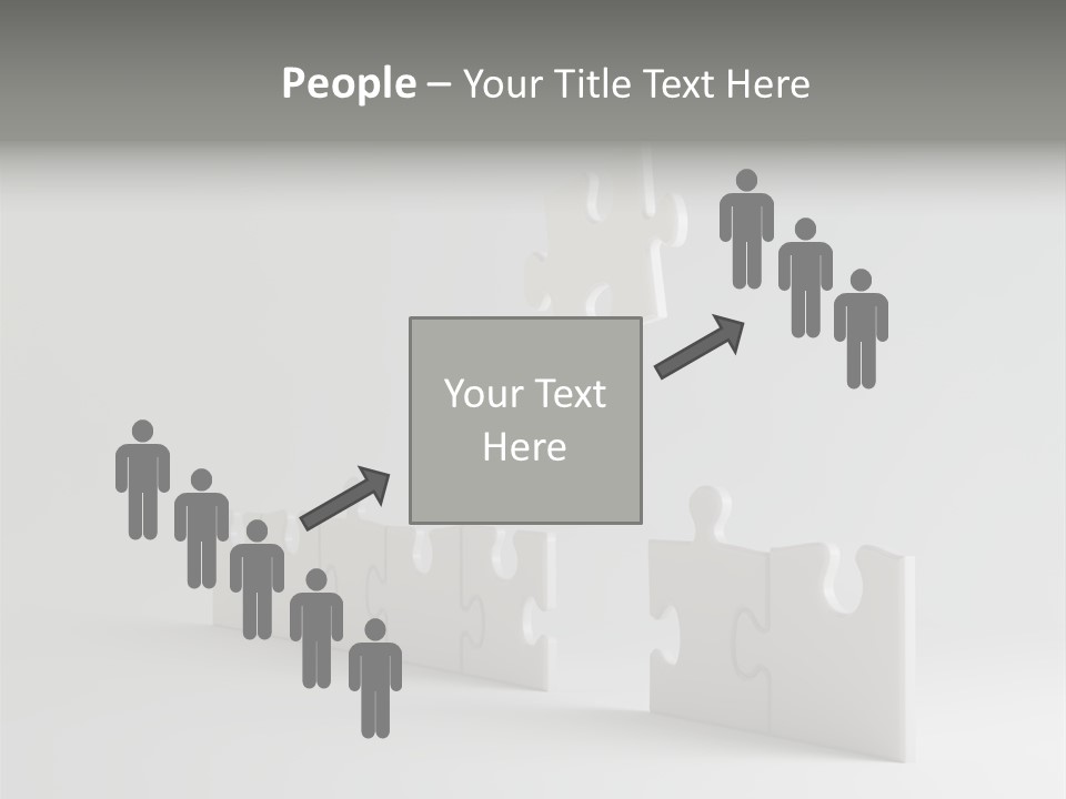 Incomplete Illustration Connection PowerPoint Template