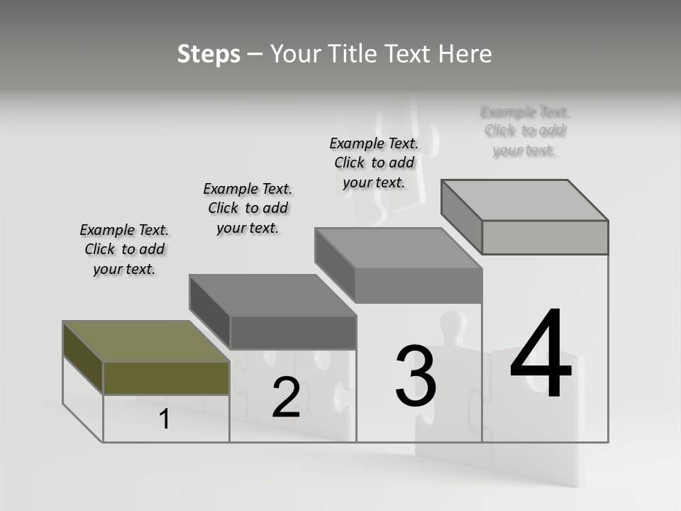 Incomplete Illustration Connection PowerPoint Template