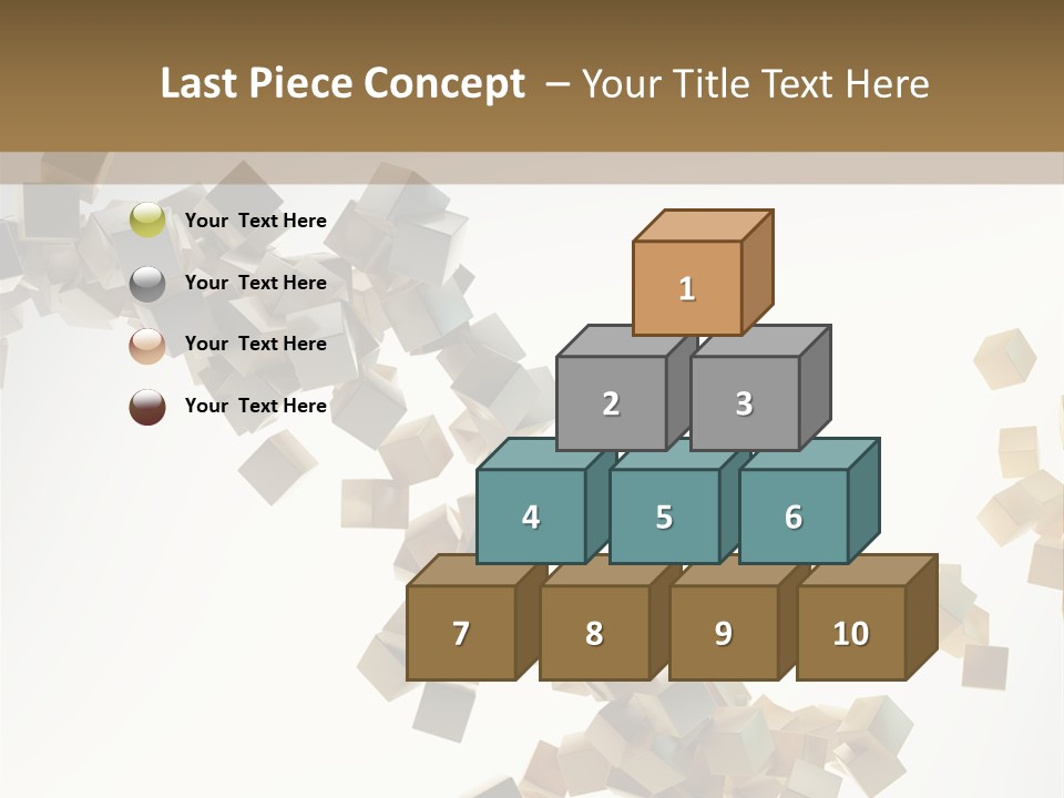 Light Style Many PowerPoint Template