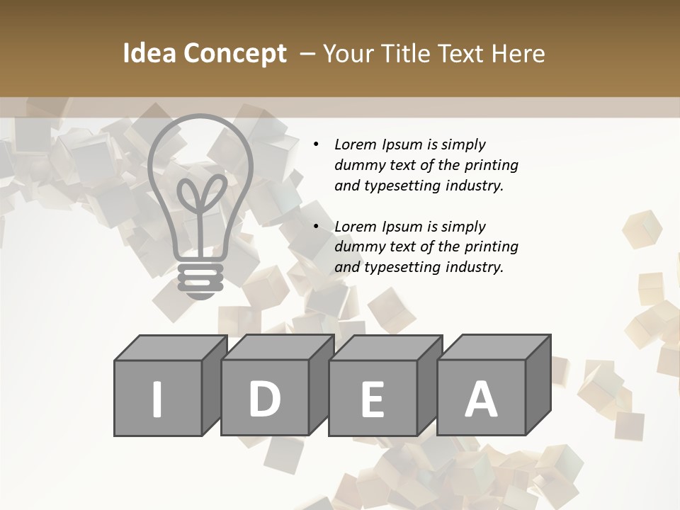 Light Style Many PowerPoint Template