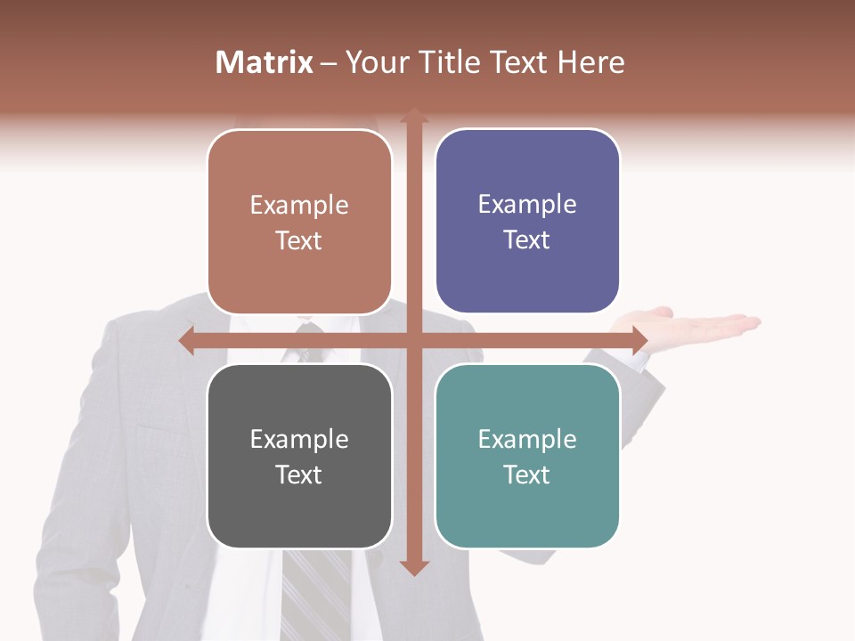 Professional Suit Isolated PowerPoint Template