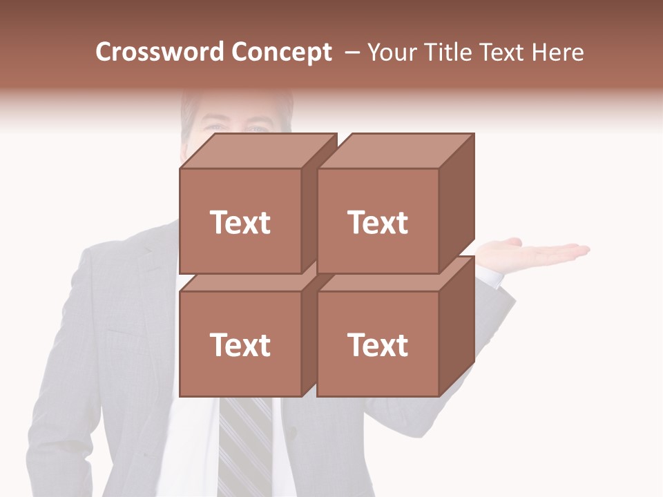 Professional Suit Isolated PowerPoint Template