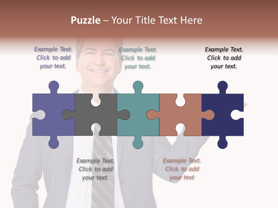 Professional Suit Isolated PowerPoint Template