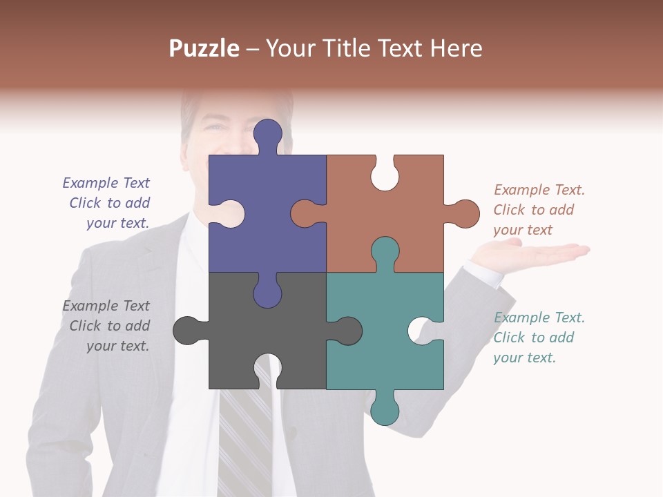 Professional Suit Isolated PowerPoint Template