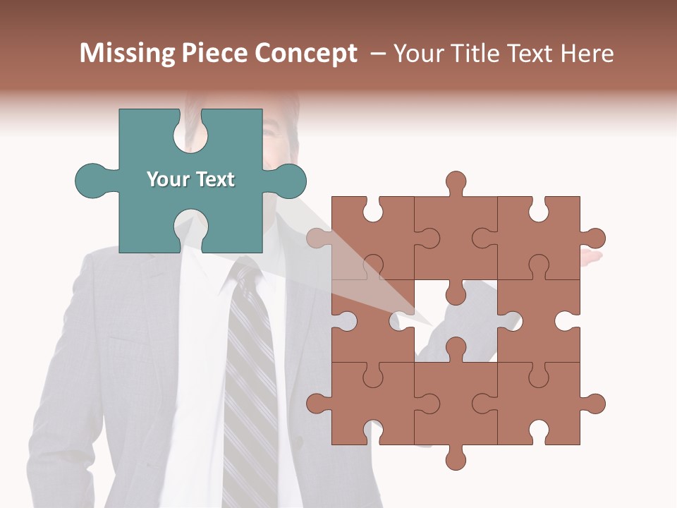 Professional Suit Isolated PowerPoint Template