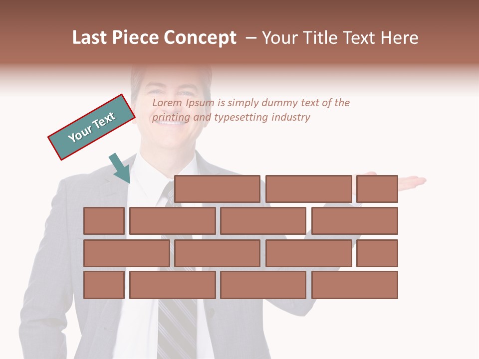 Professional Suit Isolated PowerPoint Template