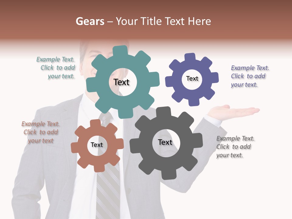 Professional Suit Isolated PowerPoint Template